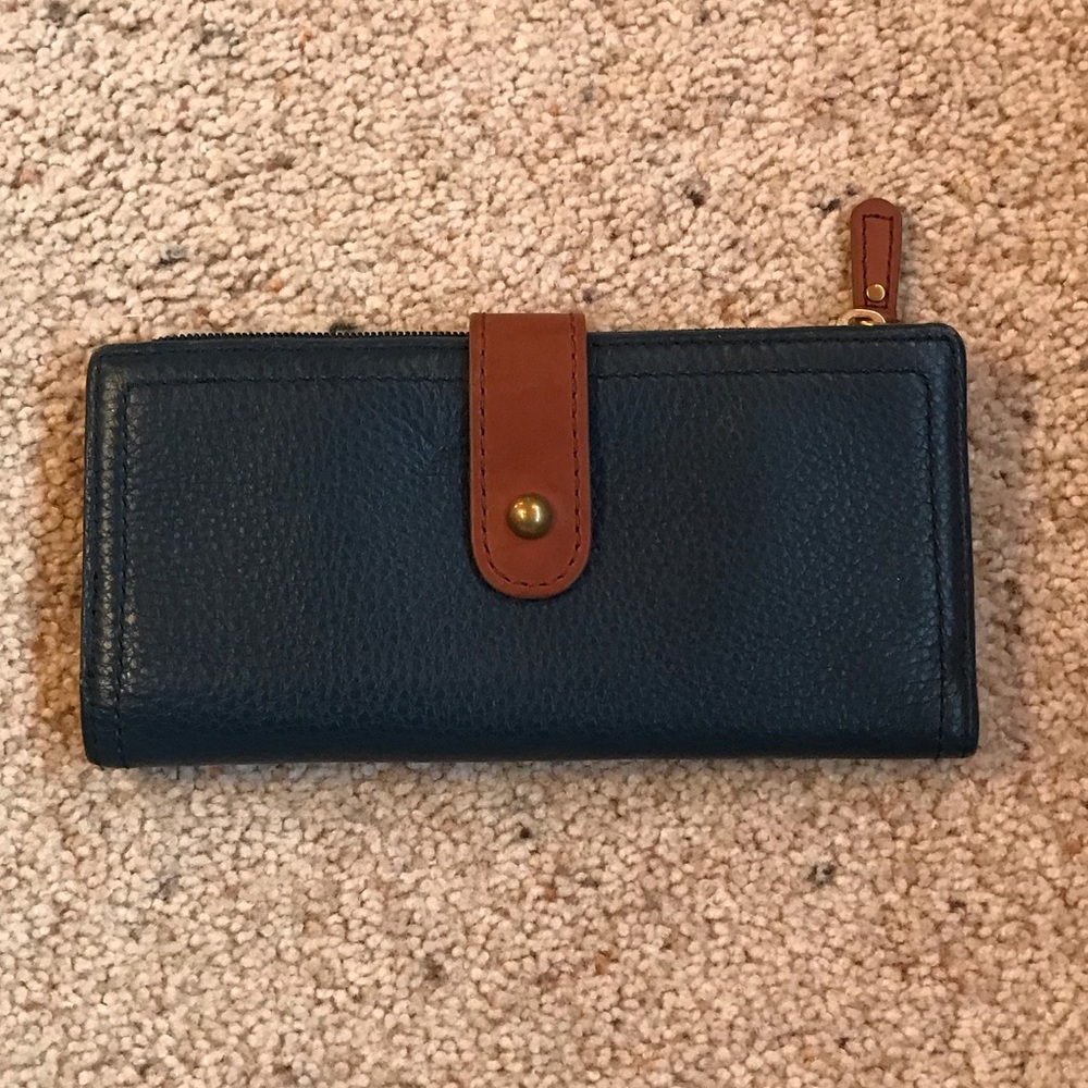COPY - Fossil wallet - Navy blue